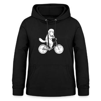 Schnabeltier Auf Fahrrad Schnabeltiere Säugetier - Frauen Hoodie - Schwarz - Vorne - AI Model Female 172 light (172cm)