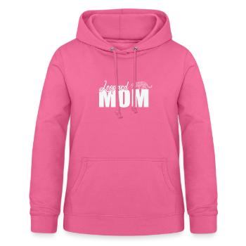 Léopard Maman Big Cat Afrique - Sweat à capuche Femme - rose - Devant - AI Model Female 172 light (172cm)