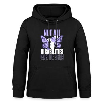 Fibromyalgie Rheuma - Frauen Hoodie - Schwarz - Vorne - AI Model Female 172 light (172cm)