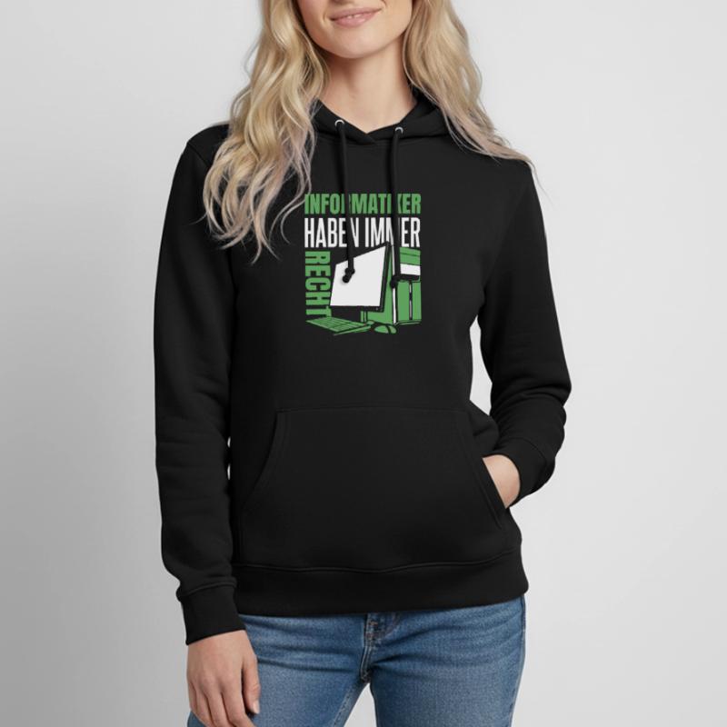 Entwickler Coder Programmierer Computer Frauen Hoodie