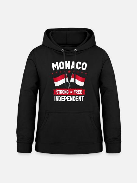 Monaco - Frauen Hoodie - Schwarz
