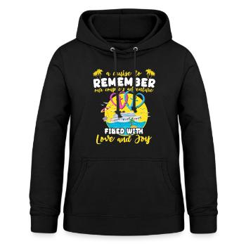 Kreuzfahrt Ehepaar - Frauen Hoodie - Schwarz - Vorne - AI Model Female 172 light (172cm)
