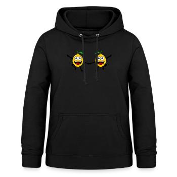 Zitronen tanzen Boogie Woogie Zitronen - Frauen Hoodie - Schwarz - Vorne - AI Model Female 172 light (172cm)
