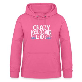 Poolreiniger Job Schwimmbad Hausmeister - Frauen Hoodie - Pink - Vorne - AI Model Female 172 light (172cm)