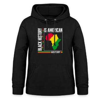Black Lives Matter Shirt, Black History Is - Sweat à capuche Femme - noir - Devant - AI Model Female 172 light (172cm)