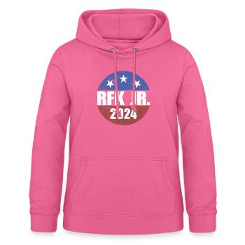 Robert Kennedy Jr. f�r Pr�sident '24 RFK Jr. 2024 - Frauen Hoodie - Pink - Vorne - AI Model Female 172 light (172cm)