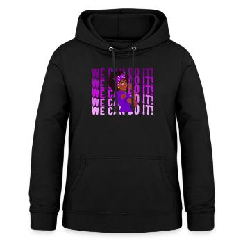 Black Lives Matter Shirt, on peut le faire Rosie La - Sweat à capuche Femme - noir - Devant - AI Model Female 172 light (172cm)