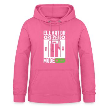 Elevator Mechanic Aufzugsmechaniker - Frauen Hoodie - Pink - Vorne - AI Model Female 172 light (172cm)