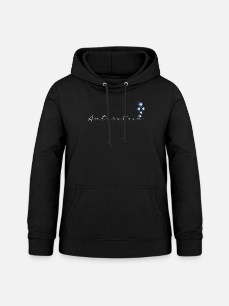 Antarktis - Frauen Hoodie - Schwarz