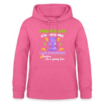 Jelly Gummies T-shirt Soft Sugar Candy Fruity - Sweat à capuche Femme - rose - Devant - AI Model Female 172 light (172cm)