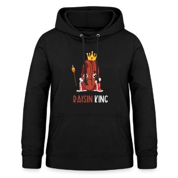 Rosinen - Frauen Hoodie - Schwarz - Vorne - AI Model Female 172 light (172cm)