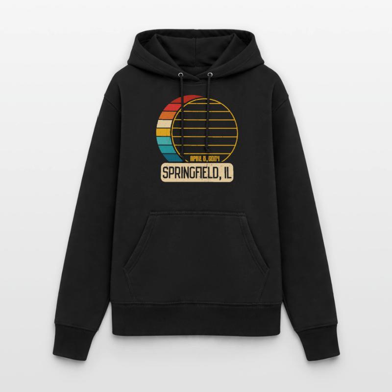 Total Solar Eclipse Illinois Springfield EclipseSp Frauen Hoodie