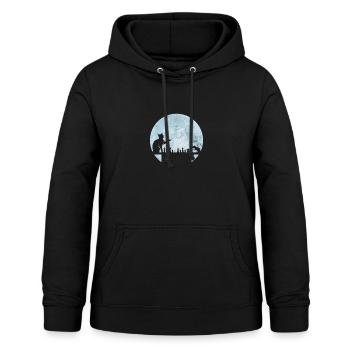 Schach - Frauen Hoodie - Schwarz - Vorne - AI Model Female 172 light (172cm)