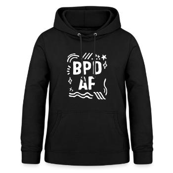 Hemd für Borderline-Persönlichkeitsstörung, BPD AF - Frauen Hoodie - Schwarz - Vorne - AI Model Female 172 light (172cm)