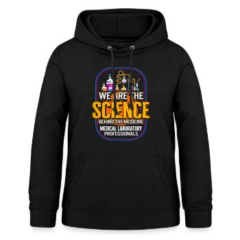 Chemise scientifique, nous sommes le laboratoire scientifique - Sweat à capuche Femme - noir - Devant - AI Model Female 172 light (172cm)