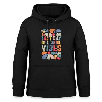Letzter Schultag Shirt, Letzter Schultag - Frauen Hoodie - Schwarz - Vorne - AI Model Female 172 light (172cm)