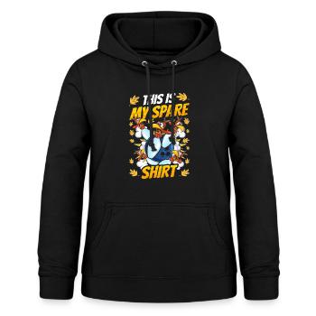 Thanksgiving Bowl Bowler Strike Pin Sport Bowling - Frauen Hoodie - Schwarz - Vorne - AI Model Female 172 light (172cm)