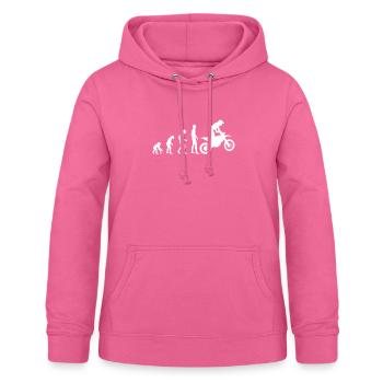 Motocross Evolution MX - Frauen Hoodie - Pink - Vorne - AI Model Female 172 light (172cm)