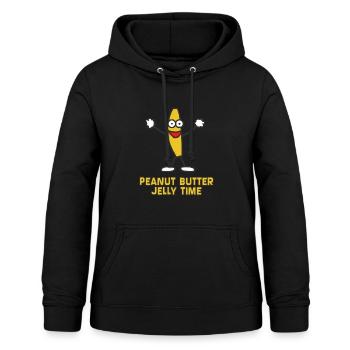 Peanut Butter Jelly Time - Women's Hoodie - black - Front - AI Model Female 172 light (172cm)