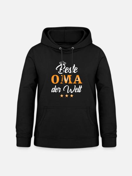 Beste Oma - Frauen Hoodie - Schwarz