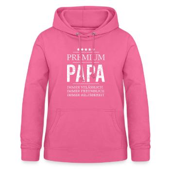 Premium Papa 5-Sterne Held des Alltags Geschenk - Frauen Hoodie - Pink - Vorne - AI Model Female 172 light (172cm)