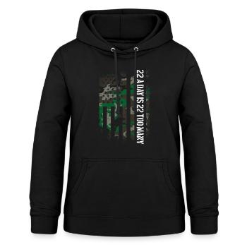 Veteran Selbstmordbewusstsein 22 pro Tag sind 22 z - Frauen Hoodie - Schwarz - Vorne - AI Model Female 172 light (172cm)