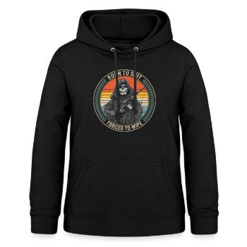 Reaper Shirt, Born To Shit Forced To Wipe Reaper - Women's Hoodie - black - Front - AI Model Female 172 light (172cm)
