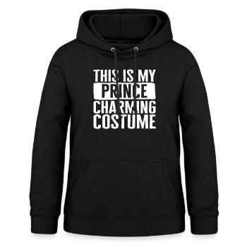 Valentines Shirt, This Is My Prince Charming - Women's Hoodie - black - Front - AI Model Female 172 light (172cm)