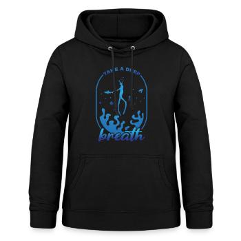 Plongée, Apnée Plongée, Apnée No Limit Apnée Apnée - Sweat à capuche Femme - noir - Devant - AI Model Female 172 light (172cm)