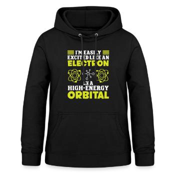 Chemiker Excited Like An Electron Chemie Chemikant - Frauen Hoodie - Schwarz - Vorne - AI Model Female 172 light (172cm)