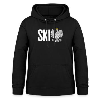 Polnisches Adlerhemd, Ski Polnisch Nachname Polen - Frauen Hoodie - Schwarz - Vorne - AI Model Female 172 light (172cm)