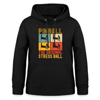 Pinball Flipper - Women's Hoodie - black - Front - AI Model Female 172 light (172cm)