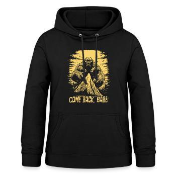 Mega Bigfoot Monster, Come Back Dearest - Women's Hoodie - black - Front - AI Model Female 172 light (172cm)