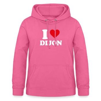 Ich liebe Dijon-Geschenketourismus - Frauen Hoodie - Pink - Vorne - AI Model Female 172 light (172cm)