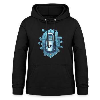Cybersecurity Art Hacking Lover Computer Nerd - Women's Hoodie - black - Front - AI Model Female 172 light (172cm)