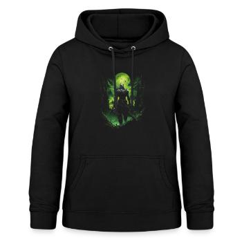 Fantasy Chevalier Château Magie Conte de Fées Mythique Gothique - Sweat à capuche Femme - noir - Devant - AI Model Female 172 light (172cm)