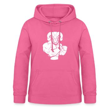 Fitness Schaf - Frauen Hoodie - Pink - Vorne - AI Model Female 172 light (172cm)