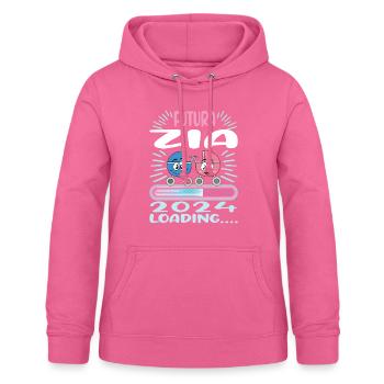 Zia 2024 Loading Tante 2024 - Frauen Hoodie - Pink - Vorne - AI Model Female 172 light (172cm)