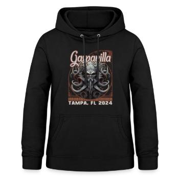 Gasparilla 2024 Kraken Helm Tampa FL - Women's Hoodie - black - Front - AI Model Female 172 light (172cm)