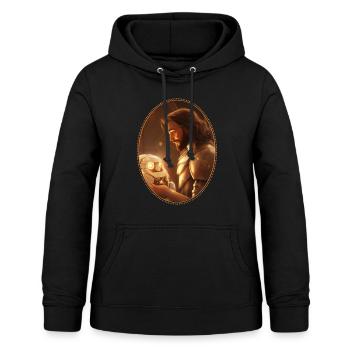 Jésus câlin Robot T Shirt, Christian Sci Fi - Sweat à capuche Femme - noir - Devant - AI Model Female 172 light (172cm)