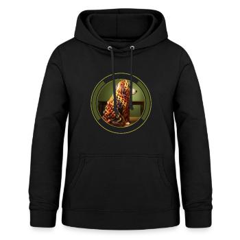 Hundefriseur Leben Text Hundehaar Zopf Haustierpflege Stylist - Frauen Hoodie - Schwarz - Vorne - AI Model Female 172 light (172cm)