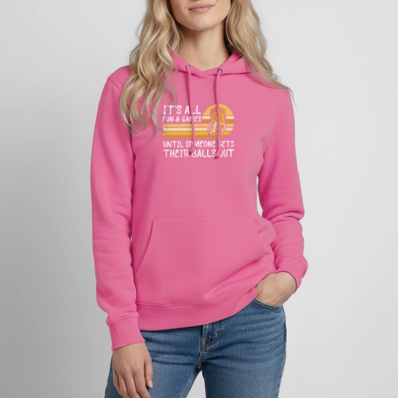Tout le plaisir jusqu’à ce que quelqu’un sorte les couilles King Python Sweat à capuche Femme