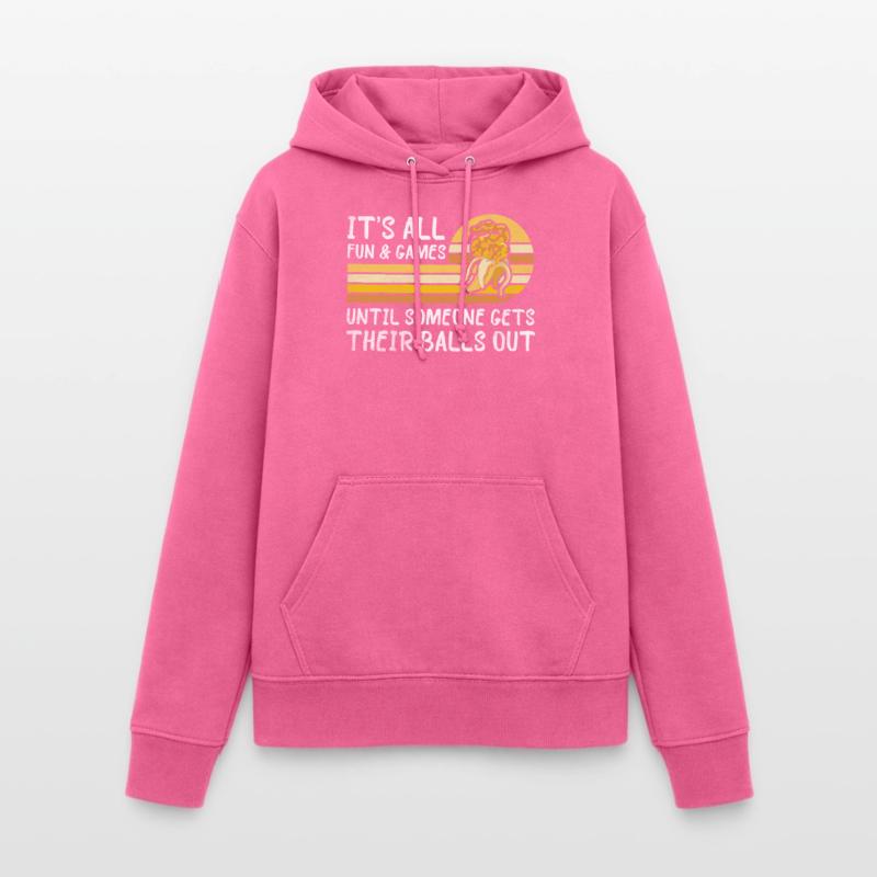 Tout le plaisir jusqu’à ce que quelqu’un sorte les couilles King Python Sweat à capuche Femme