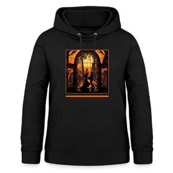 Haunted Mansion clair de lune valse Vintage gothique Tee - Sweat à capuche Femme - noir - Devant - AI Model Female 172 light (172cm)