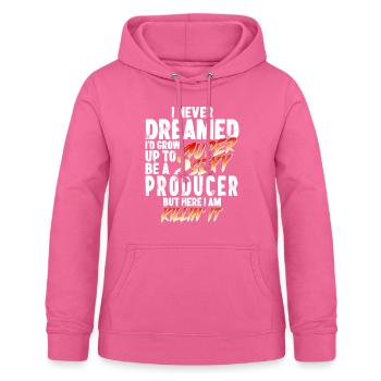 Super Sexy Produzent Produzentin Geschenk - Frauen Hoodie - Pink - Vorne - AI Model Female 172 light (172cm)