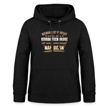 Lustige Bergbautechnologe Beruf Arbeit Gewinnung - Women's Hoodie - black - Front - AI Model Female 172 light (172cm)