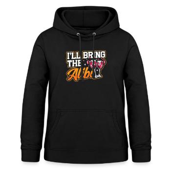 Crawled Pub Crawl Alcohol Drinking - Women's Hoodie - black - Front - AI Model Female 172 light (172cm)