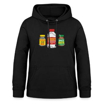 Krankenschwester Hemd, Befreiung Freiheit Einheit gebrochen - Frauen Hoodie - Schwarz - Vorne - AI Model Female 172 light (172cm)