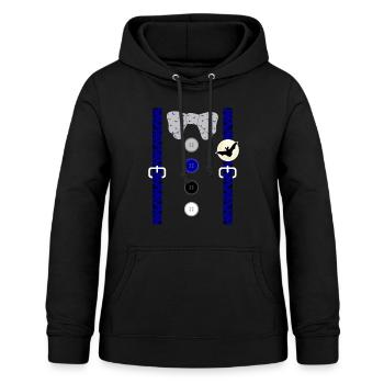 Moonlight Hemd, Strapse Fledermäuse Night Moonlight - Frauen Hoodie - Schwarz - Vorne - AI Model Female 172 light (172cm)
