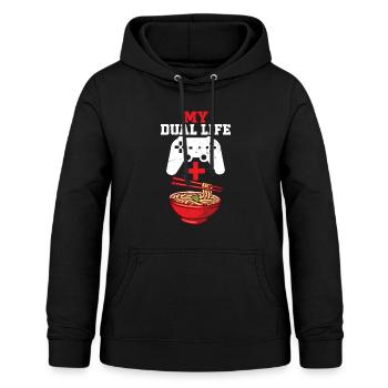 Ramen Und Gaming Japan Anime Manga Otaku - Frauen Hoodie - Schwarz - Vorne - AI Model Female 172 light (172cm)